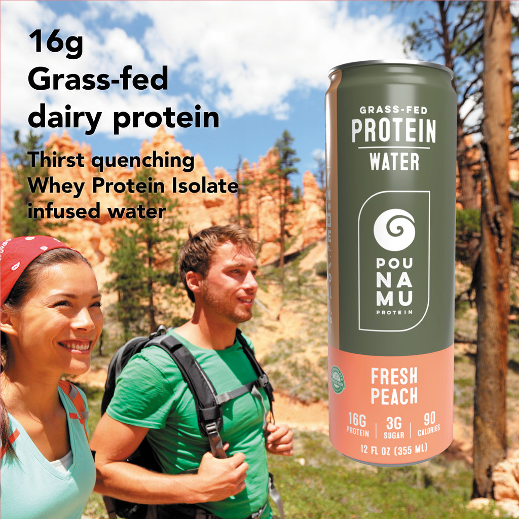 Fresh Peach Protein Water – Pounamu Protein